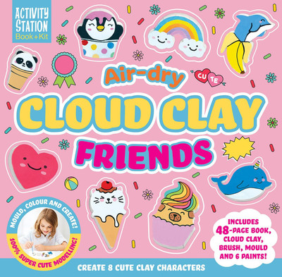 Air-Dry Cloud Clay Friends(English, Paperback, unknown)