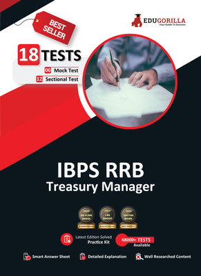 IBPS RRB Treasury Manager (Scale II) Exam 2023 - 6 Full Length Mock Tests and 12 Sectional Tests (1900 Solved Objective Questions) with Free Access to Online Tests  - .(English, Paperback, Edugorilla Prep Experts)