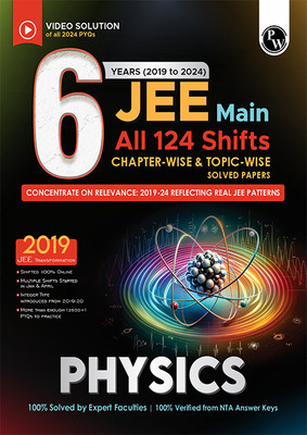 (Old Edition) PW JEE Main 6 Years (2019-2024) Phy All Shifts Online Previous Years Solved Papers Chapterwise and Topicwise PYQs For JEE Main 2025 Exams(English, Paperback, Kumar Rohit) (Old Edition) PW JEE Main 6 Years (2019-2024) Phy All Shifts Online Previous Years Solved Papers Chapterwise and Topicwise PYQs For JEE Main 2025 Exams(English, Paperback, Kumar Rohit)
