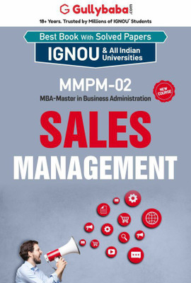 Gullybaba IGNOU CBCS MBA (New) 3rd Sem MMPM-02 Sales Management in English - Latest Edition IGNOU Help Book with Solved Previous Year's Question Papers and Important Exam Notes(Paperback, Gullybaba.com Panel)