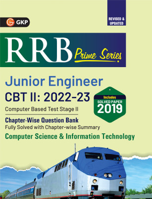 RRB Prime Series 2022-23 : Junior Engineer CBT 2 - Chapterwise Question Bank - Computer Science & Information Technology by GKP(Paperback, G.K. Publications (P) Ltd.)