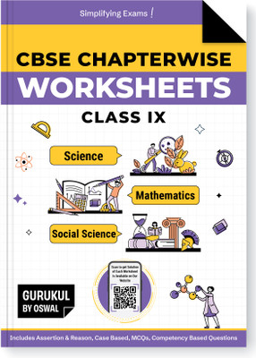 Gurukul By Oswal CBSE Chapterwise Worksheets Class 9 Exam 2026(Paperback, Oswal - Gurukul)