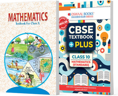 NCERT Textbook Supplement & CBSE Textbook Plus Mathematics For Class 10 | Competency Focused Questions | Concept Clarity, Mind Maps | Set Of 2 (For 2026 Exam)(Product Bundle, Oswaal Editorial Board)