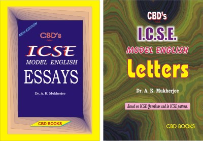 CBD's ICSE Model English Essays and CBD's ICSE Model English Letters (Set of 2 books)(Paperback, Dr. A. K. Mukherjee,)