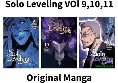 Solo Leveling, Vol. 9 & 10 & 11 (comic manga books set)  - Rise of the Solo Hunter(Paperback, Chugong)