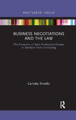 Business Negotiations and the Law(English, Paperback, Rinaldo Carlotta)