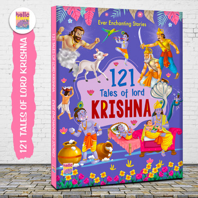 121 Tales of Lord Krishna Book 64pp (Edition01)  - Illustrated Story Books for Kids and Childrens - Bedtime Regional Short Stories with Colourful Pictures in English - Ages 3+ Years(English, Hardcover, unknown)