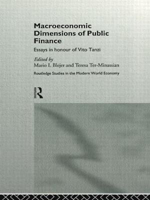Macroeconomic Dimensions of Public Finance(English, Hardcover, unknown)