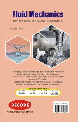 Fluid Mechanics for SPPU 19 Course (SE - III - Civil - 201003) (Decode)(Paperback, ANUP GOEL)