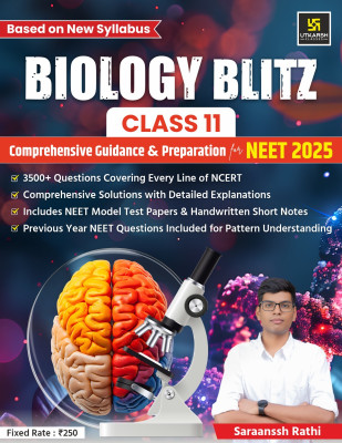 UTKARSH CLASSESBiology Blitz Class 11 | NEET 2025 Complete Guide | 3500+ NCERT-Based Questions, Detailed Explanations, Model Test Papers & Short Notes|NEET Explorer For 24-2025 Exam As Per NMC(Paperback, Saraanssh Rathi)