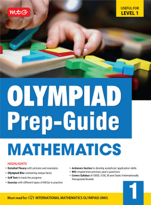 MTG Olympiad Prep-Guide Class 1 Mathematics (IMO) - Detailed Theory, Self Test with IMO Chapterwise Previous Year Question Paper For SOF 2024-25 Exam(English, Paperback, MTG Editorial Board)