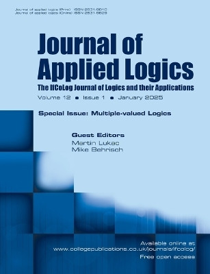 Journal of Applied Logics. IfCoLog Journal of Logics and their Applications. Volume 12, number 1, January 2025. Special Issue(English, Paperback, unknown)
