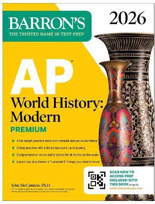 AP World History: Modern Premium, 2026: Prep Book With 5 Practice Tests + Comprehensive Review + Online Practice(English, Paperback, McCannon John)