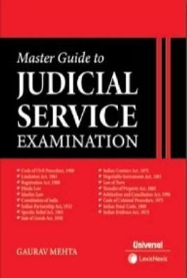 Master Guide to Judicial Service Examinations By GAURAV MEHTA Edition 2022. Universal's(Paperback, Gaurav Mehta)