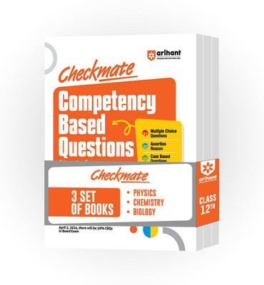 Checkmate Competency Based Questions Cbqss Physics, Chemistry, Biology(English, Hardcover, unknown)
