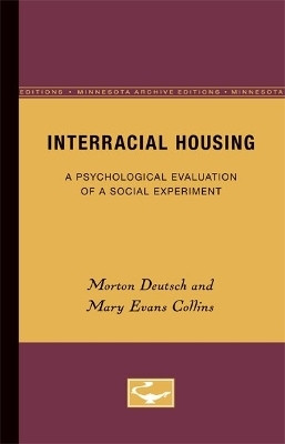Interracial Housing(English, Paperback, Deutsch Morton)
