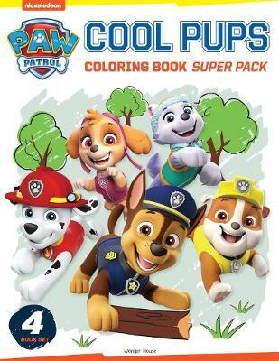 Paw Patrol Cool Pups Coloring Books Super Boxset Pack of 4 Coloring Books for Kids  - By Miss & Chief(English, Paperback, unknown)