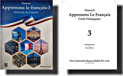 Methode de francais Nouvel Apprenons le francais Textbook - 3 with Answerkey combo set 2 books(Paperback, Mahitha Ranjit)