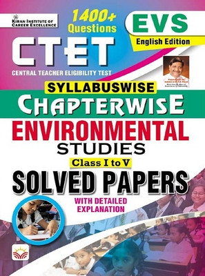 CTET Syllabuswise Chapterwise Environmental Studies Solved Papers for Class 1 To 5 EVS (English Medium) (4836)(Paperback, Think Tank of Kiran Institute of Career Excellence, KICX)