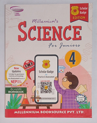 Millenniums science for juniors class 4 for CBSE students(Paperback, Panel of experts)