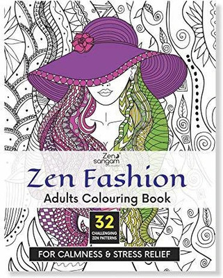 Zen Sangam Zen Fashion Adults Coloring Book for Calmness and Stress Relief(Paperback, Zen Sangam)
