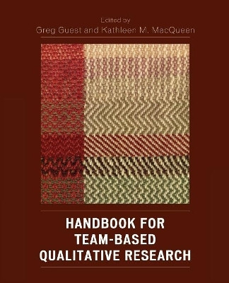 Handbook for Team-Based Qualitative Research(English, Hardcover, unknown)