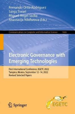Electronic Governance with Emerging Technologies(English, Paperback, unknown)