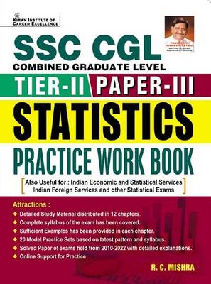 Kiran SSC CGL Tier 2 Paper 3 Statistics Practice Work Book (English Medium)(3796)