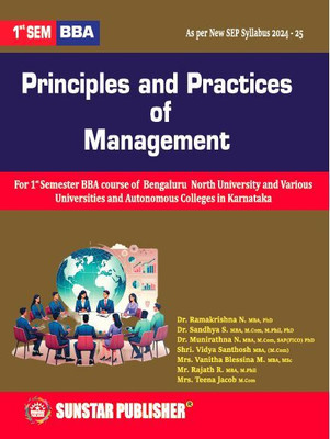 1st Sem BBA Principles & Practices of Management(Paperback, Dr Ramakrishna N)