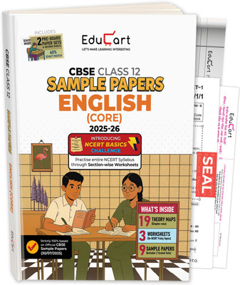 Educart CBSE Sample Paper Class 12 2025-26 – English Core (Based on latest CBSE Sample Papers Released on 30-07-25) For 2026 Board Exam(Paperback, Simran Sahni, Educart)