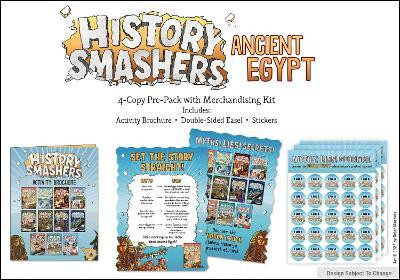 History Smashers: Ancient Egypt 4-Copy Pre-Pack with Merchandising Kit(English, Trade-only material, Messner Kate)
