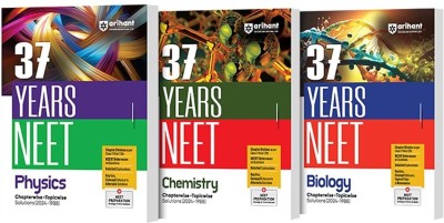 37-Years NEET Physics, Chemistry, Biology Chapterwise Topicwise Solutions - 37 Years NEET Physics, Chemistry, Biology Chapterwise Topicwise SOLVED PAPER  - NEET 37 YEAR PYQs(Paperback, Dr.Preeti Kumari Sunny Kumar (Phy), Dr. Jaya Bajpai (Chem), Rakhi Bisht ,Dr. Parul Goel (Bio.))