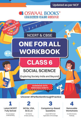 OSWAAL NCERT & CBSE ONE FOR ALL WORKBOOK Class 6 Social Science Book(Paperback, Oswaal Editorial Board)
