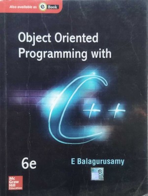 Object Oriented Programming with C++ ( USED - GOOD )(Paperback, E. Balagurusamy)