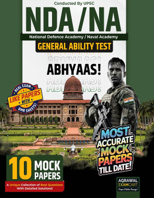 Examcart NDA/NA General Ability Test (GAT) Mock Papers Book For 2025 Exam in English(Paperback, Examcart Experts)