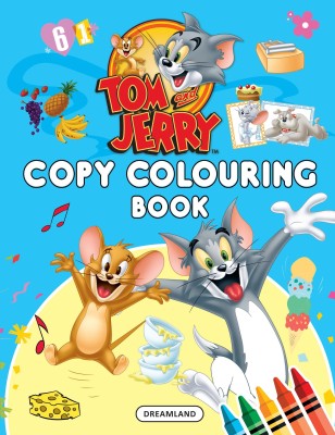 Tom and Jerry Copy Colouring Book(English, Paperback, Dreamland Publications)