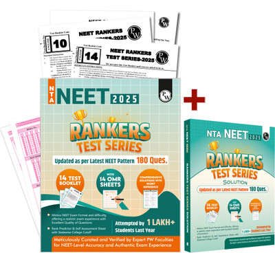 PW NTA NEET Rankers Test Series 2025 Verified & Curated By Expert Faculties | Updated As Per New Pattern 180 Ques | 10 Full Syllabus + 4 Part Syllabus (Class 11 & 12) | OMR Sheet, Solution Booklet(Paperback, Physics Wallah (PW))