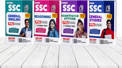 All In One SSC Combo (Set Of 4 Books) - Ignite Pack (General English, Reasoning, Quantitative Aptitude & General Studies)(Paperback, Talent Academy)