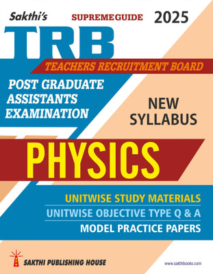 Trb Pg Physics: Unitwise Study Materials & Model Practice Papers (New Syllabus) English(Paperback, Editorial Board)