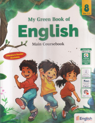 MY GREEN BOOK OF ENGLISH MAIN COURSEBOOK VER 2.0 -8(Paperback, JYOTI BHALLA)