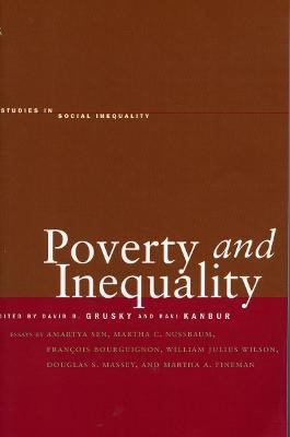 Poverty and Inequality(English, Hardcover, unknown)