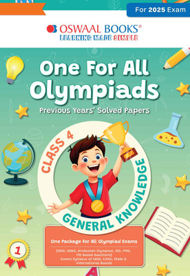 One for All Olympiads Previous Year Solved Papers_class 4_general Know(English, Paperback, unknown)