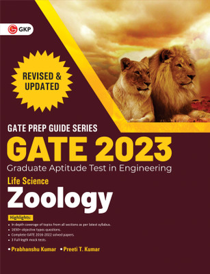 GATE 2023 : Life Science - Zoology - Guide by Dr. Prabhanshu Kumar, Er. Preeti Tripathi(Paperback, Dr. Prabhanshu Kumar, Er. Preeti Tripathi)