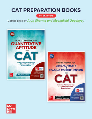 CAT combo - Verbal Ability and Reading Comprehension + Quantitative Aptitude for CAT 2024 Exam | Latest edition 2024-25 | SET of 2 books(Paperback, Arun Sharma, Meenakshi Upadhyay) CAT combo - Verbal Ability and Reading Comprehension + Quantitative Aptitude for CAT 2024 Exam | Latest edition 2024-25 | SET of 2 books(Paperback, Arun Sharma, Meenakshi Upadhyay)