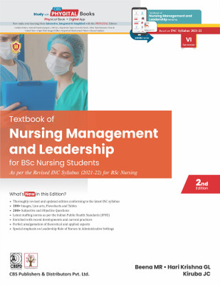 Textbook of Nursing Management And Leadership For Bsc Nursing Students  - Textbook of Nursing Management and Leadership for BSc Nursing Students 2nd ed with 1 Disc(English, Paperback, Beena M.R.)