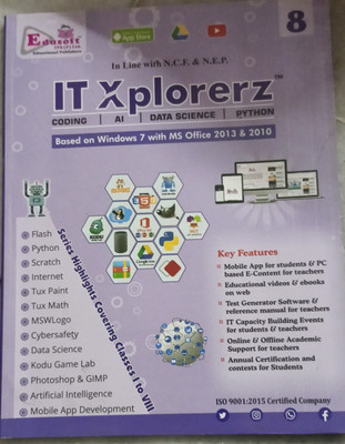 It explorerz based on windows 7 with ms office 2013 and 2010 class 8(Paperback, Gagan Agarwal)