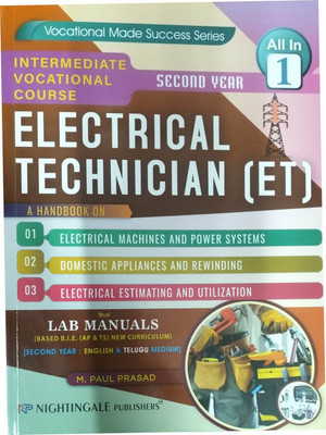 Intermediate Vocational Course Electrical Technical (ET) A Handbook , 2nd Year 2024(Paperback, M Paul Prasad)