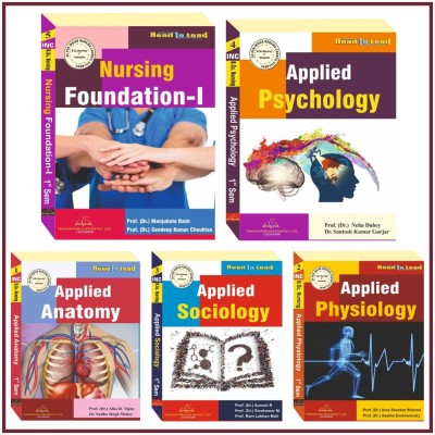 Thakur Publication B.Sc. NURSING 1st SEMESTER (5 IN 1) COMBO PACK According To INC Syllabus(Paperback, Prof. (DR.) Suresh R., Prof. (Dr.) Sivakumar M., Prof. Ram Lakhan Mali)