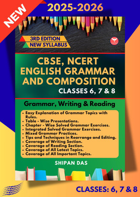 Cbse, Ncert English Grammar and Composition - Class 6, 7 & 8(English, Paperback, Das Shipan)