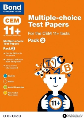 Bond 11+: Multiple-choice Test Papers for the CEM 11+ tests Pack 2: Ready for the 2025 Cambridge Select Insight exam(English, Paperback, Hughes Michellejoy)